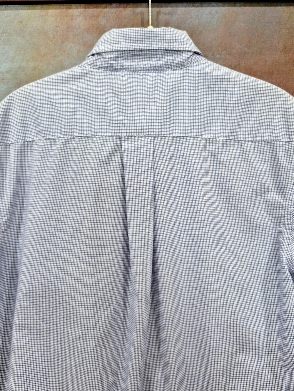 US Polo Assn Short Sleeve Button Down Shirt, Mens Slim Fit Medium, Blue Check - Picture 13 of 14